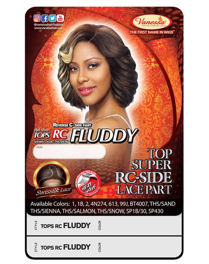 Synthetic Lace Wigs TOPS RC FLUDDY