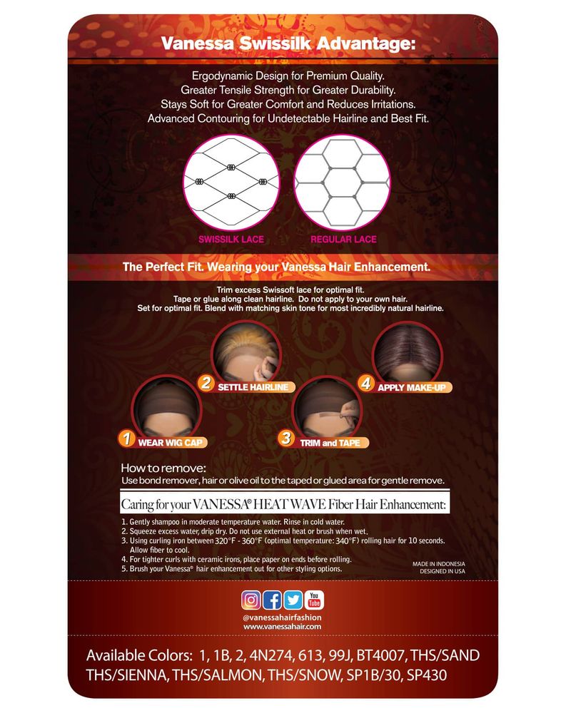 Synthetic Lace Wigs TOPS RC FLUDDY