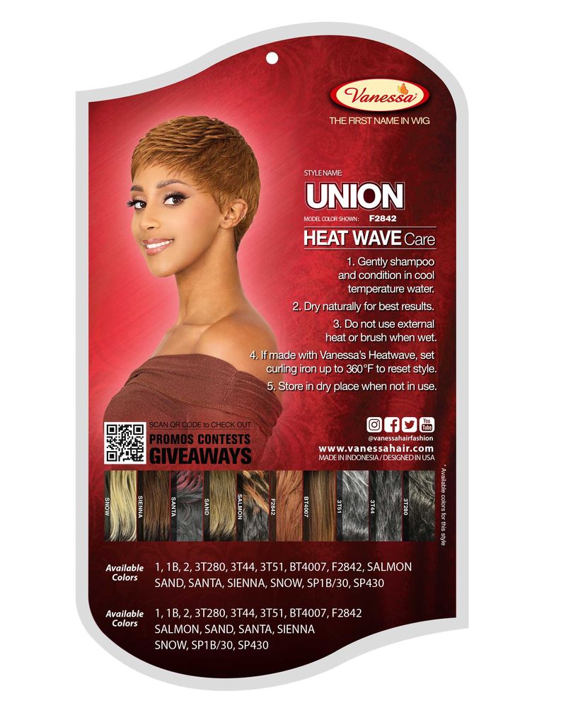 Synthetic Wigs UNION