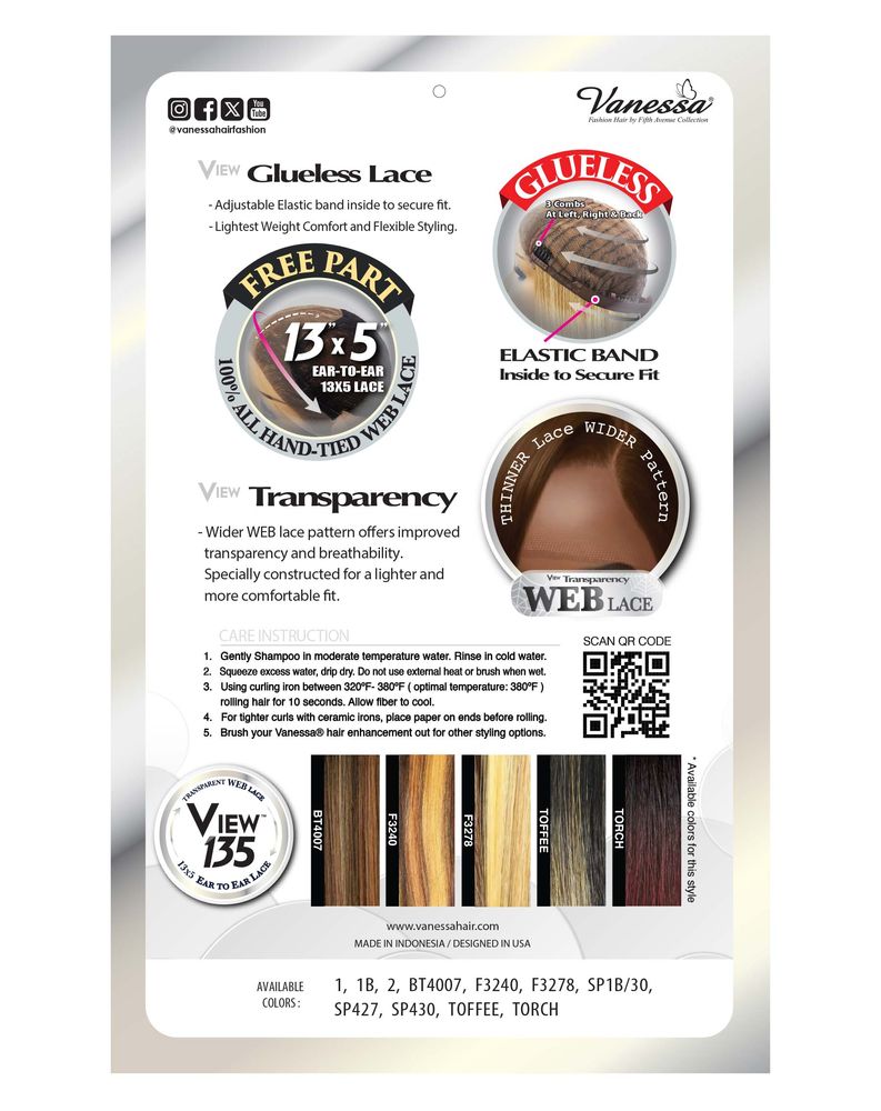 Synthetic Lace Wigs VIEW135 AKELA