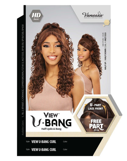 Synthetic Lace Wigs VIEW U-BANG CURL