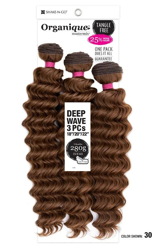 Organique Deep Wave 14"-28" Synthetic Bundle Pack