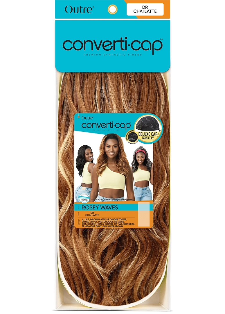 Outre Converti-Cap Synthetic Half Wig - Rosey Waves
