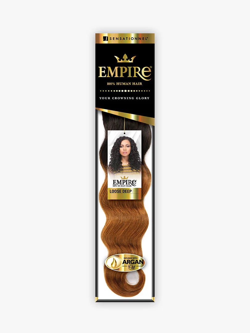 Empire Human Hair Loose Deep Weave - 100% Human Hair Extensions