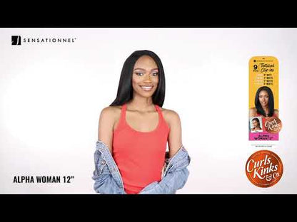 Curls Kinks & Co. Textured Clip-Ins - Alpha Women 12"