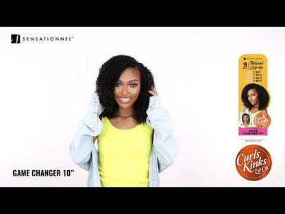 Curls Kinks & Co. Textured Clip-Ins Game Changer 10"