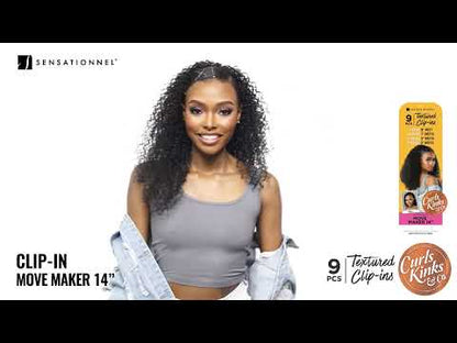 Curls Kinks & Co. Textured Clip-Ins - Move Maker 14"