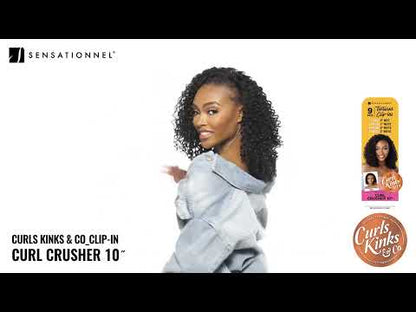 Curls Kinks & Co. Textured Clip-Ins - Curl Crusher 10"