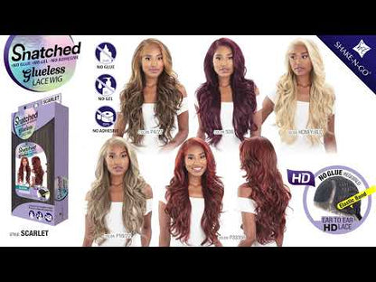 Snatched Glueless Lace Wig - Scarlet