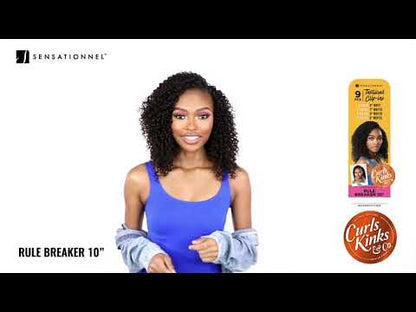 Curls Kinks & Co. Textured Clip-Ins - Rule Breaker 10"